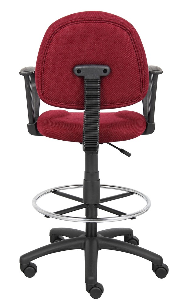 Boss Drafting Stool (B315-By) W/Footring And Loop Arms MODEL # B1617-BY