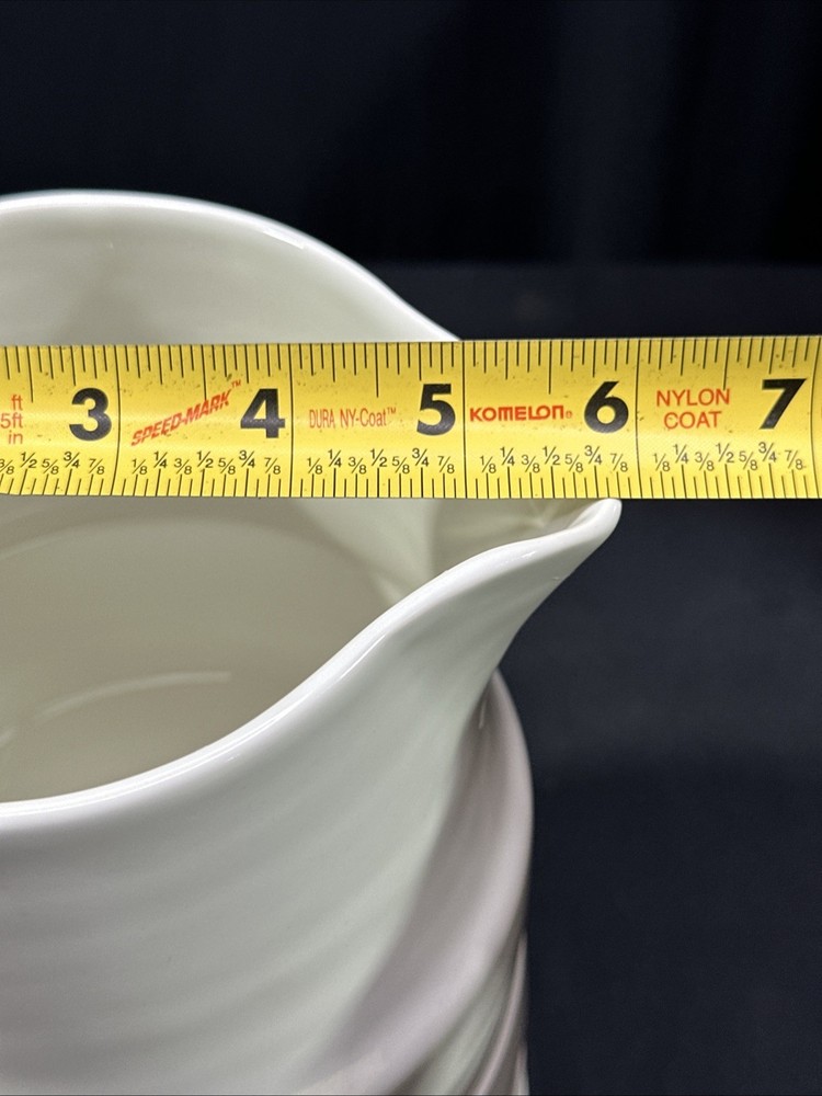 Pottery Barn Healdsburg Pitcher Large White Color 8.5”