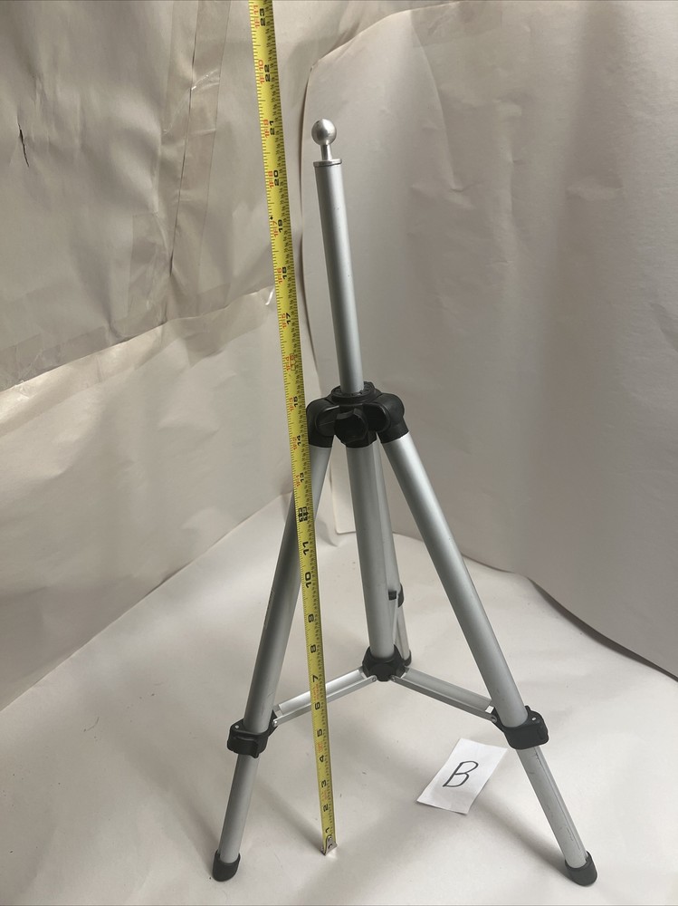 Adjustable Lite Weight Tripod Leveling Stand Crank Up Height Adjust