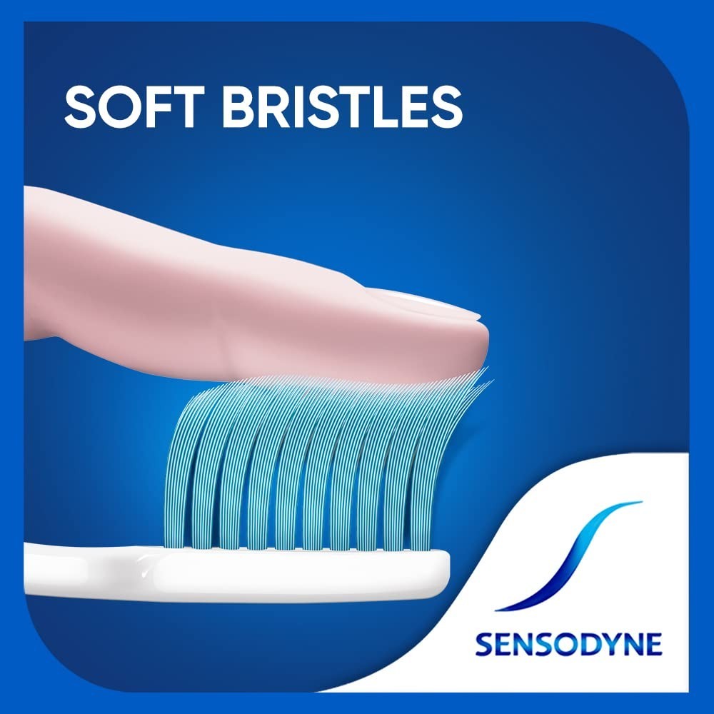 Reusable Sensitive Toothbrush Set 2+1 Pack - Manual Oral Care Essentials