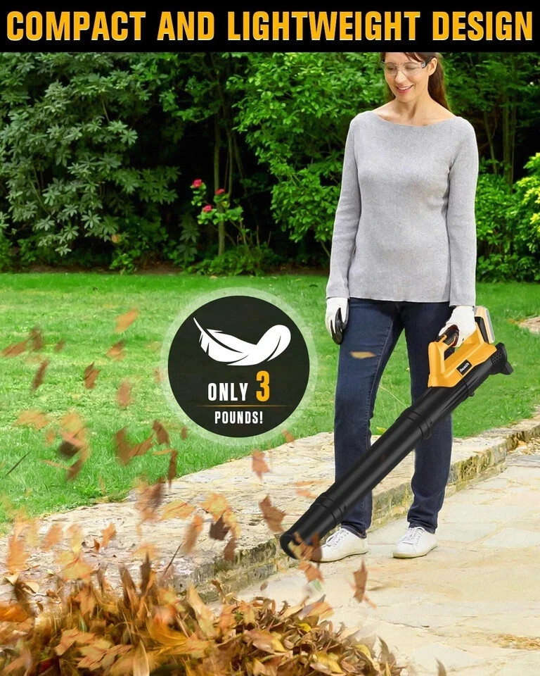 Cordless Weed Trimmer and Leaf Blower Combo Kit Compatible with Dewalt 20V Max B