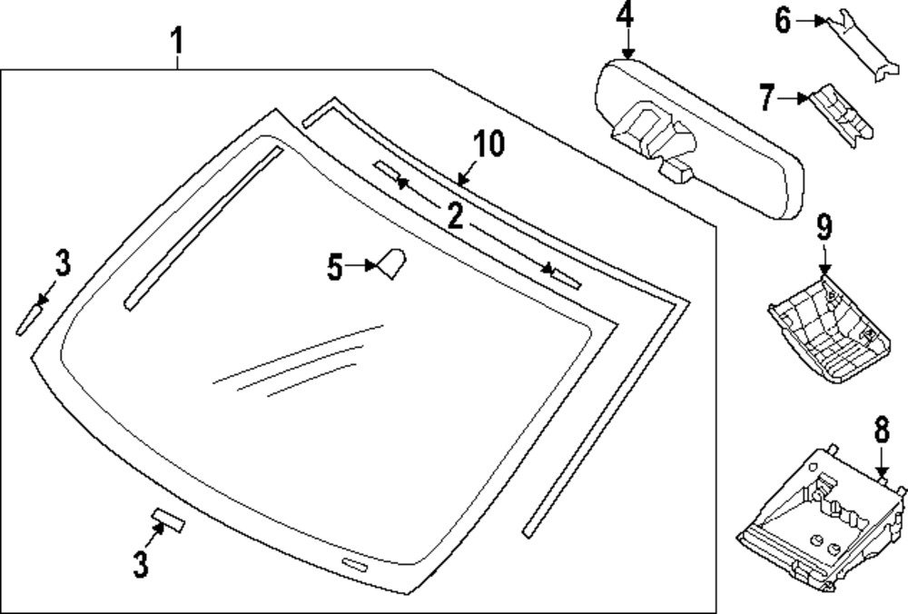 Genuine Mitsubishi Front Camera 8638A500