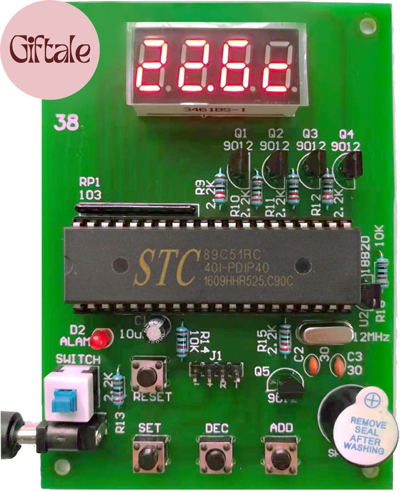 DIY Soldering Practice Kits DS18B20 Temperature Sensor Module DIY Electronic Kit