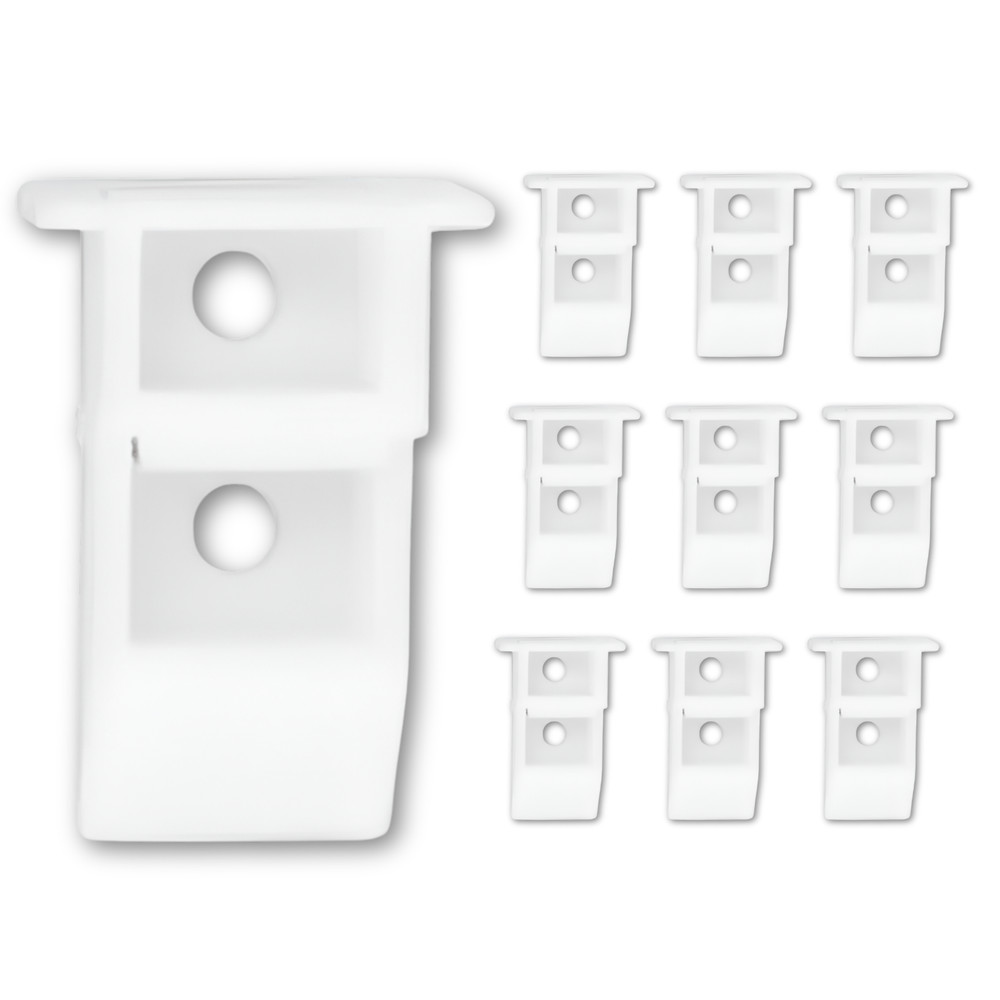KC Hardware Sash Cam Replacement Channel Balance White (10 Pack)