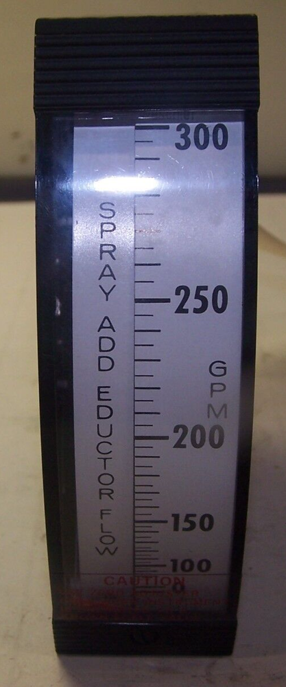 NEW WESCHLER GPM FLOW INDICATOR/PANEL METER 0-300 GPM LINE FLOW VX252