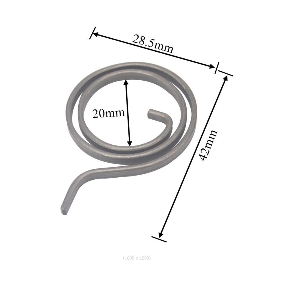 Flylock 5Pcs Emtek Door Handle Torsion Return Spring Black