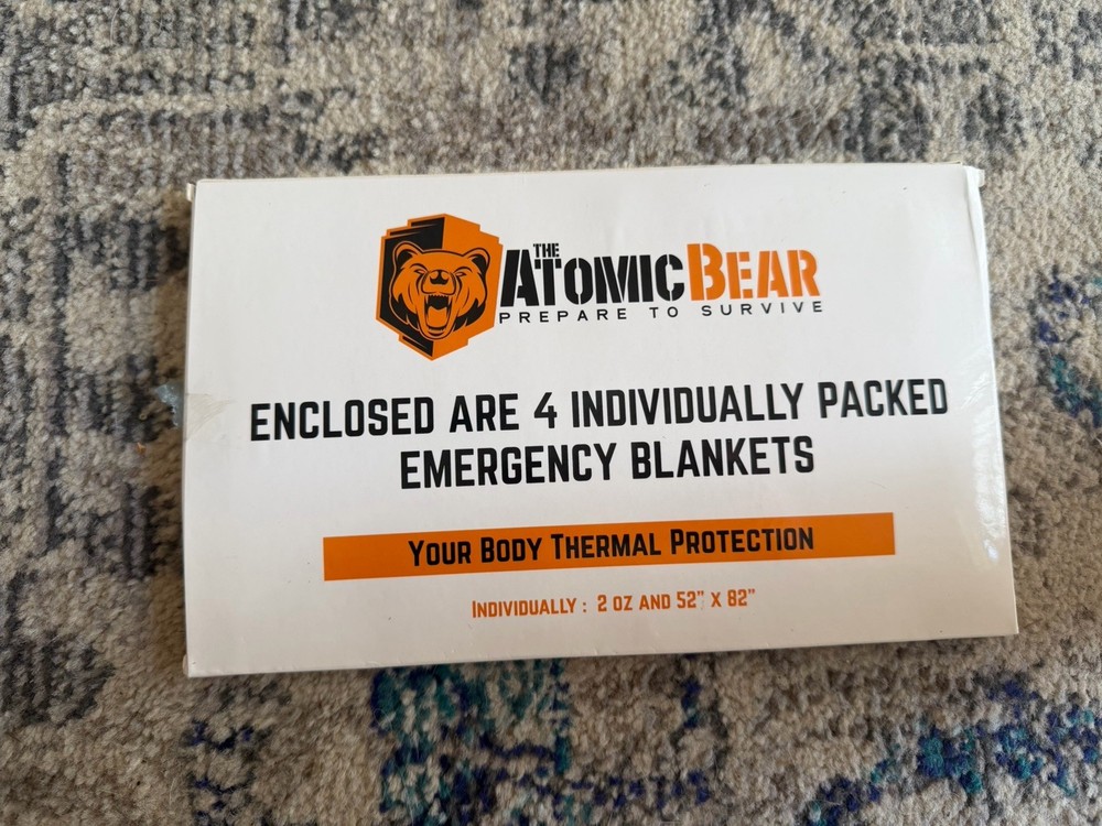 Atomic Bear Emergency Blankets