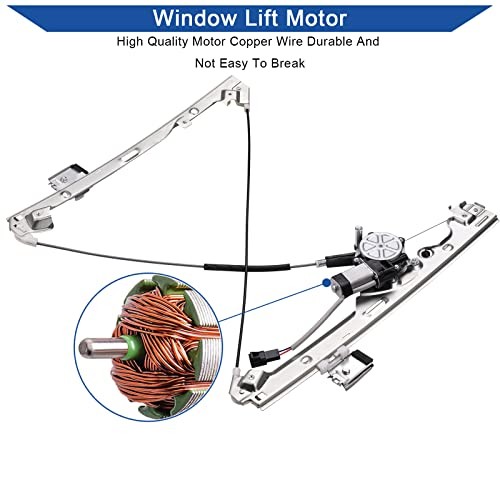 741-644 Power Window Regulator & Motor Assembly Front Left Driver Side