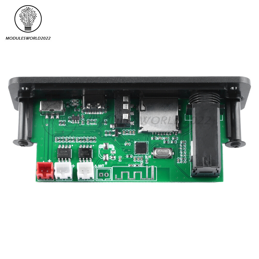 MP3 Bluetooth5.3 Power Amplifier Decoder Board USB TF FM Radio 2*3W Audio Player