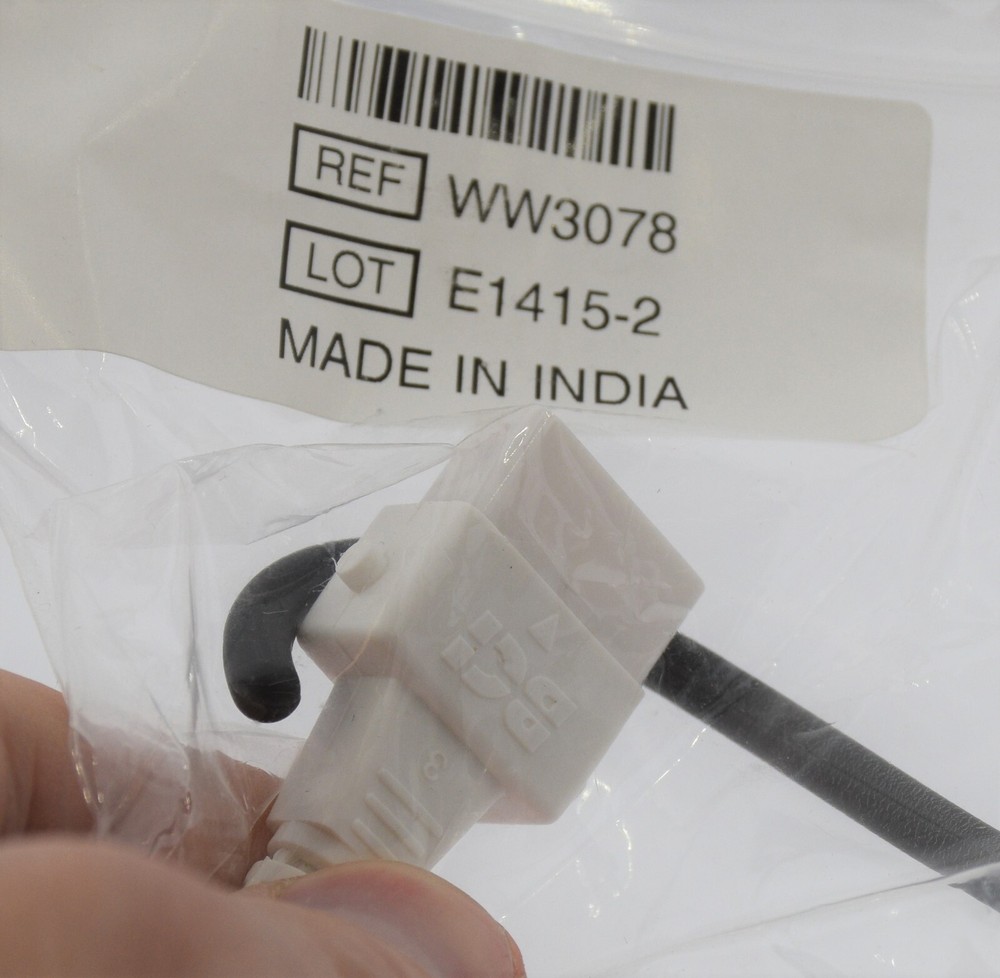 ORIGINAL BCI WW3078 SPO2 REPLACEMENT REUSEABLE PULSE OX EAR SENSOR SHORT