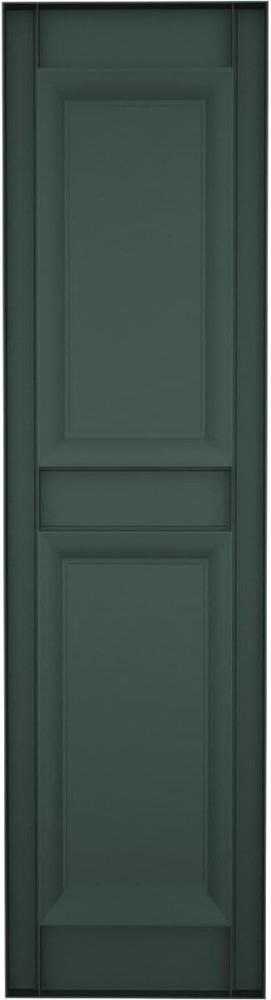 LP2C12X06200FG Custom Two Equal Panels, Raised PanelShutter (Per Pair)12"W x