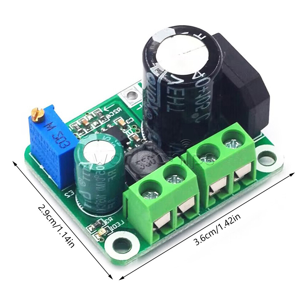 AC/DC-DC 5-20V to 5-32V Step-Down Buck Power Supply Module With Rectifier Filter