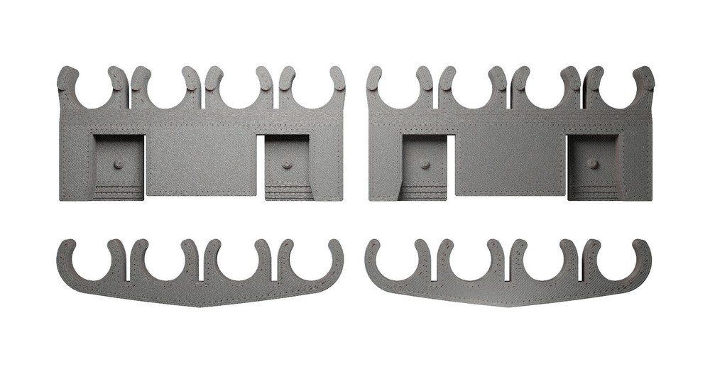 Ford Valve Cover Mounted 8.5mm Silver Spark Plug Wire Separator Kit 1965-77 Ford