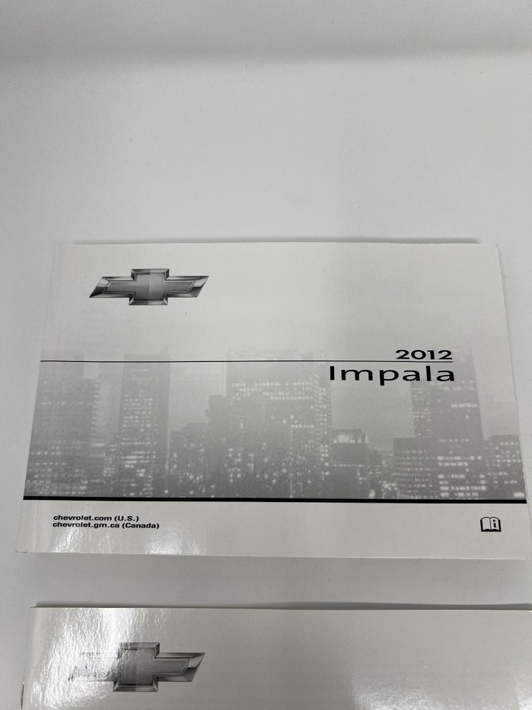 2012 Impala Chevrolet Owners Manual OEM Complete Set