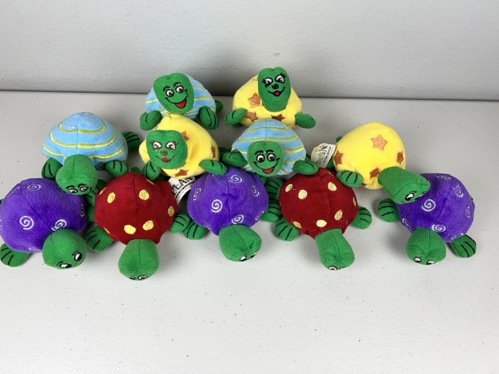 Kaplan Early Learning Co. Counting Turtles 11 Plush Turtles STEM