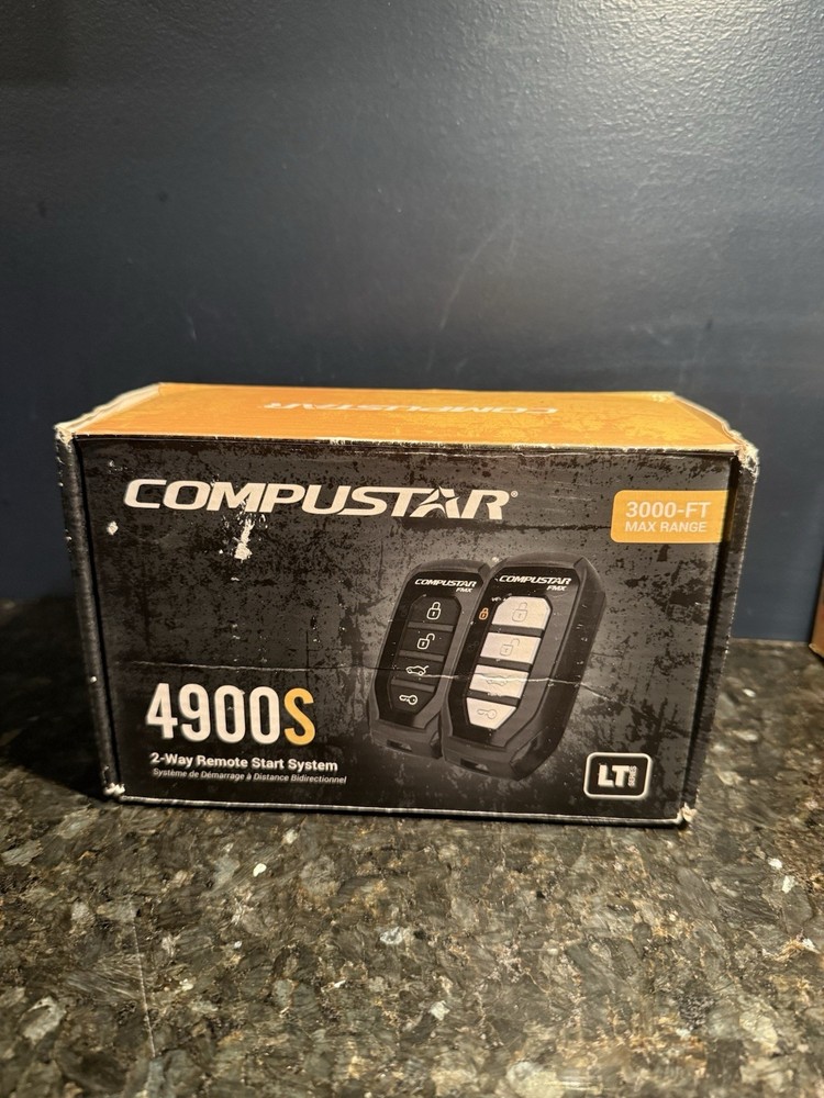 Compustar CS4900-S 4-Button 2-Way, 3000' Remote Start System Blade Not Included