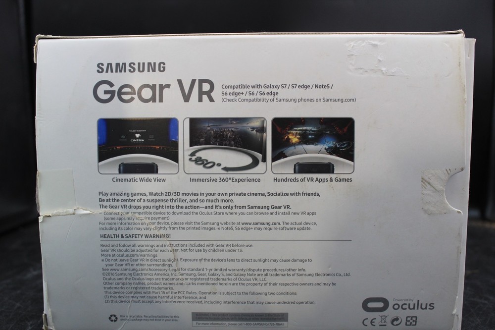 Samsung Gear VR 2017 Sm-r324 Oculus