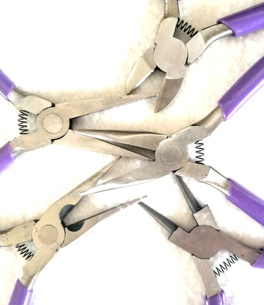 Beading Pliers 5 Different Kinds Plastic Handles
