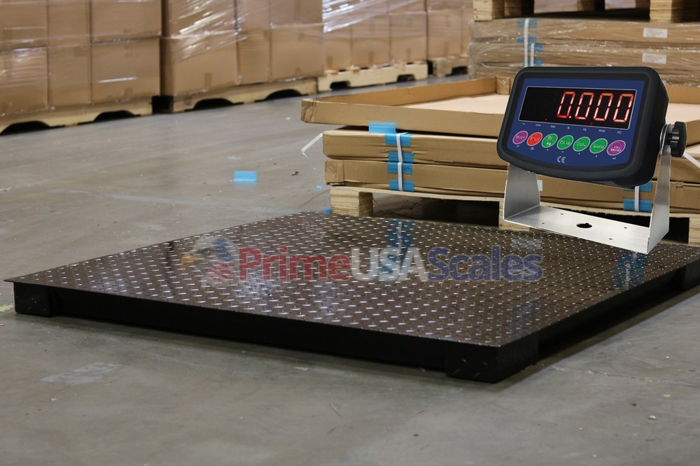 Floor scale 5,500 lb Capacity 40"x40" Platform Size with Indicator Warehouse