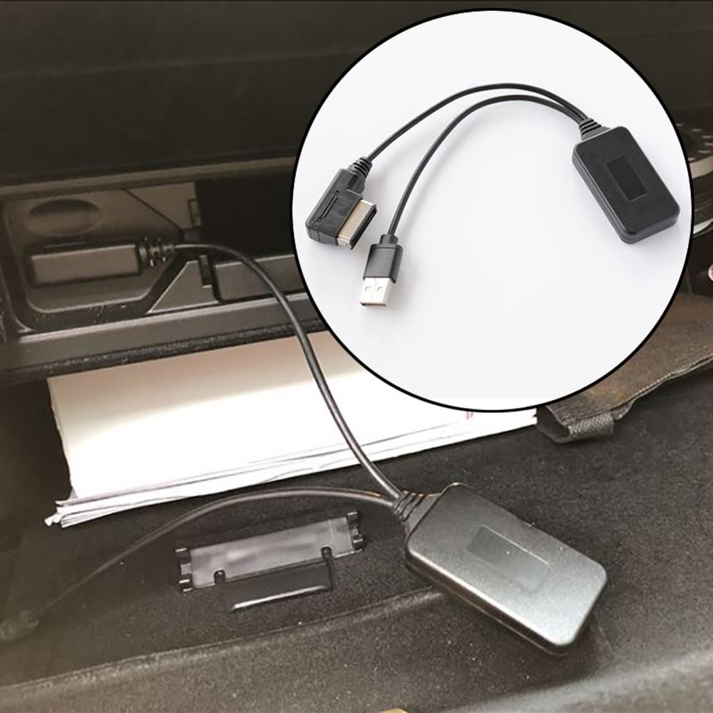 Bluetooth USB AUX Audio Cable Adapter Wireless Module For Audi A4 A5 A6 A8 Q7 F