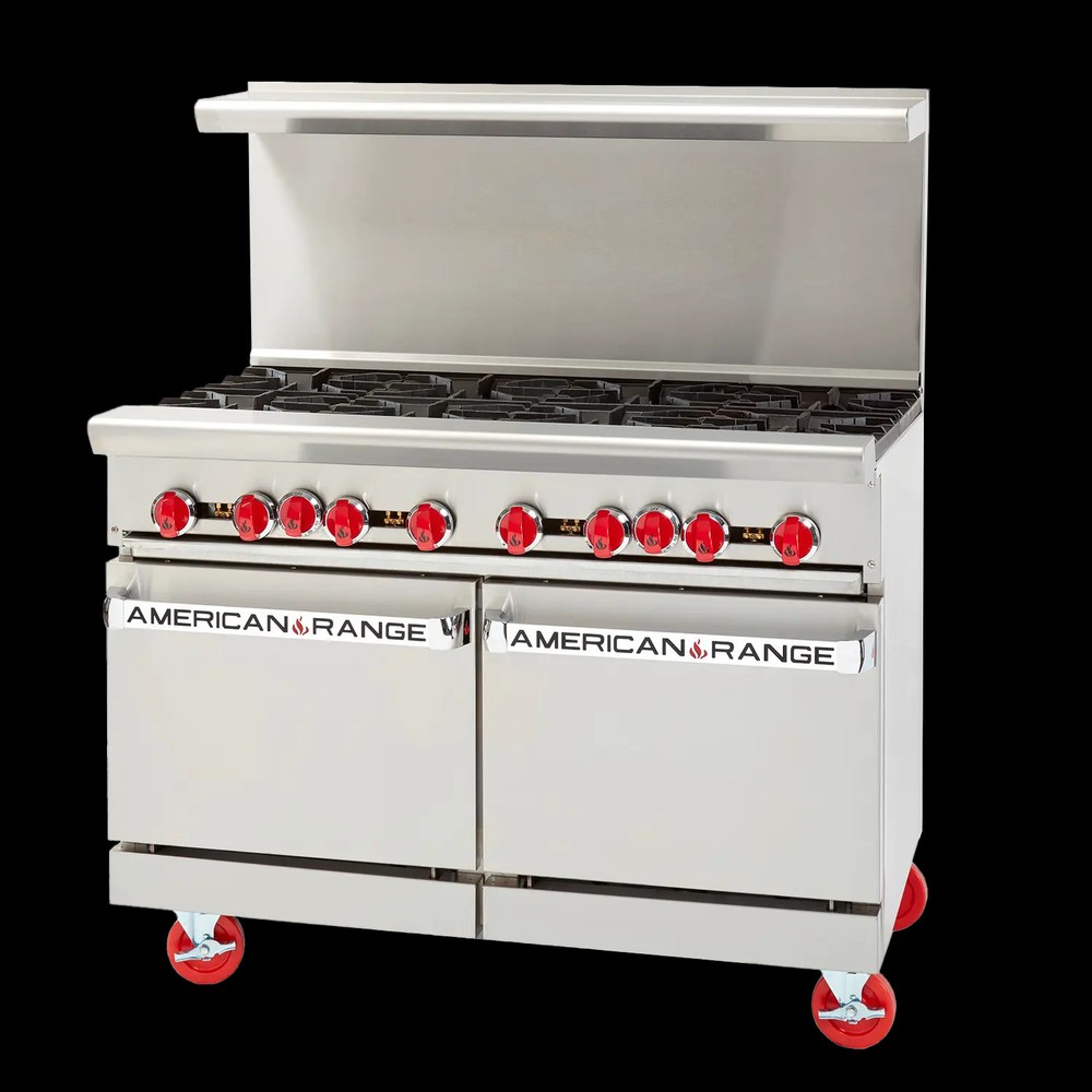American Range 48" Gas 2 Burner Range w/ 36" Left Side Manual Griddle