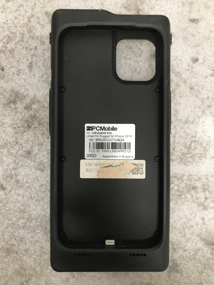 IPCMobile Linea Pro Rugged Case For iPhone 13/14 / Barcode Scanner