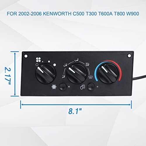 599-5511 A/C Climate Control Module Panel - Replacement for Kenworth W900 T800