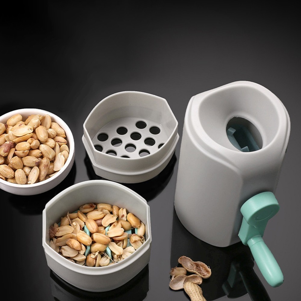 Manual Rotating Peanut Sheller with Hand Crank for Easy Kitchen Shelling