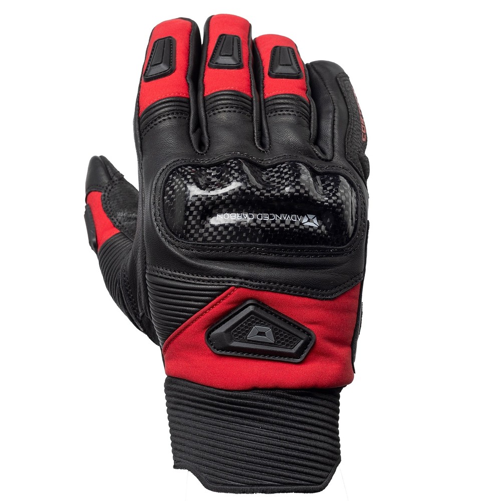 Cortech Sonic-Flo Plus Waterproof Gloves Md Black/Red