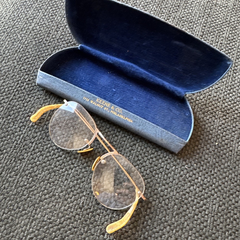 Early Gold Filled Eyeglass Frames-By Gaspuri