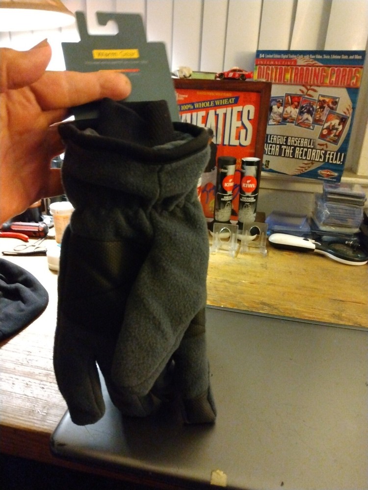 Tek Gear Men's Microfleece  Compatible Gloves - Grey - Size L/XL