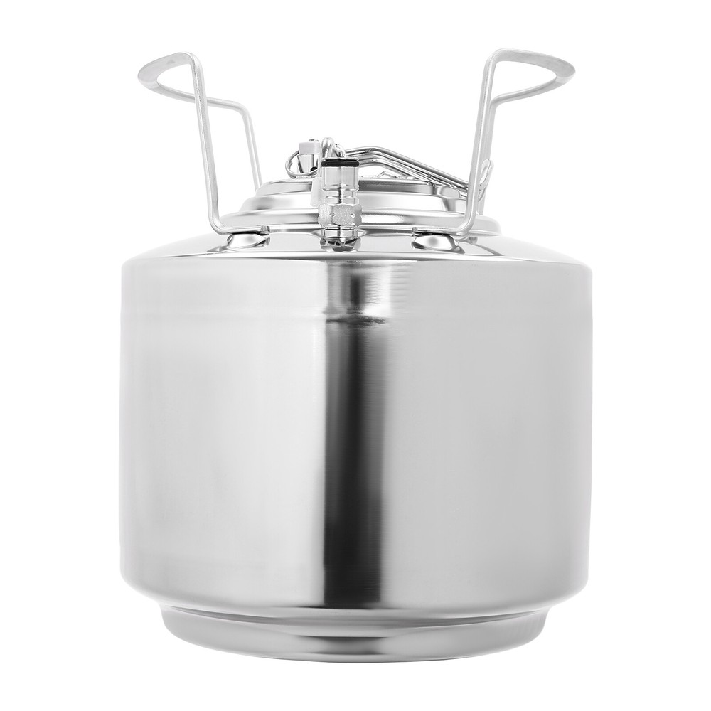 Stainless Steel 1.6 Gallon Mini Ball Lock Keg System For Small Batch HomeBrewing