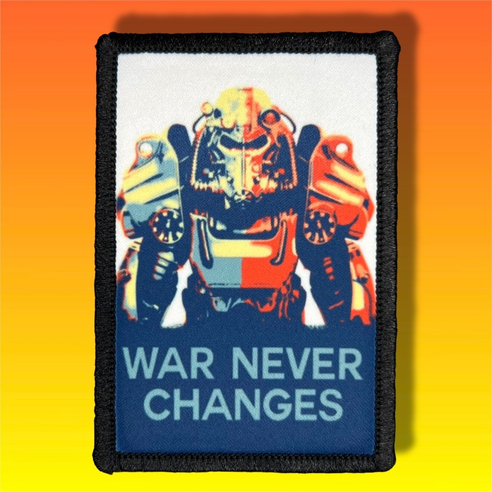 Fallout 4 War Never Changes Morale Patch / Military Badge ARMY Tactical 644