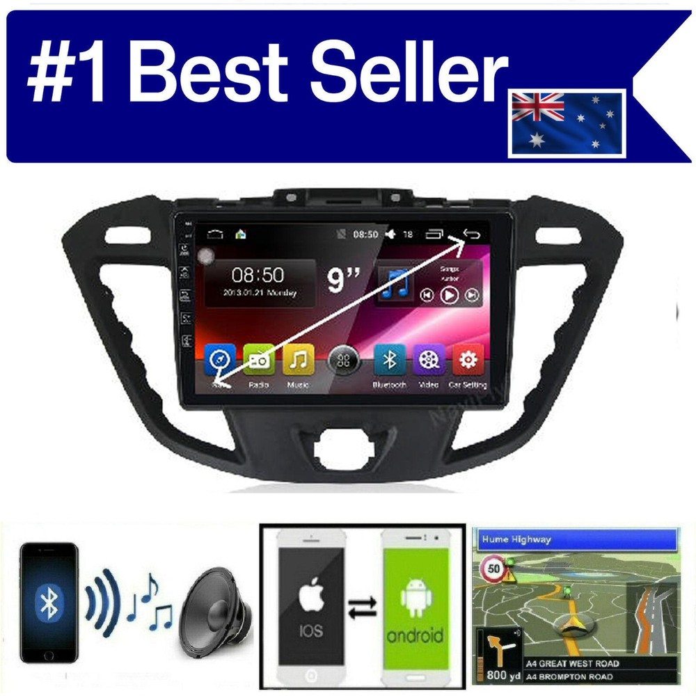 FORD TRANSIT 2014-2017 VO  GPS CARPLAY ANDROID AUTO CAMERA ODB DAB TPMS DVR