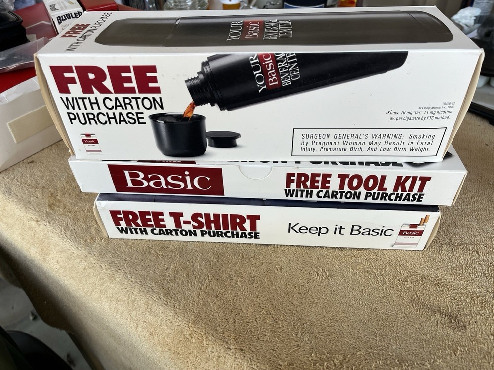 Late 90’s Basic Thermos- Basic Tool Kit - Basic Tshirt.Unopened A Basic Trifecta