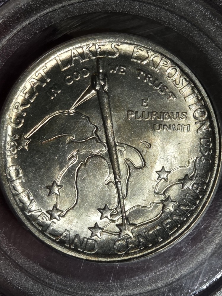 1936 50c Cleveland Exposition PCGS MS65