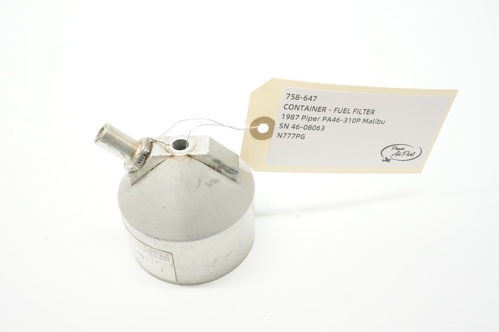 Piper Container-Fuel Filter, P/N: 758-647