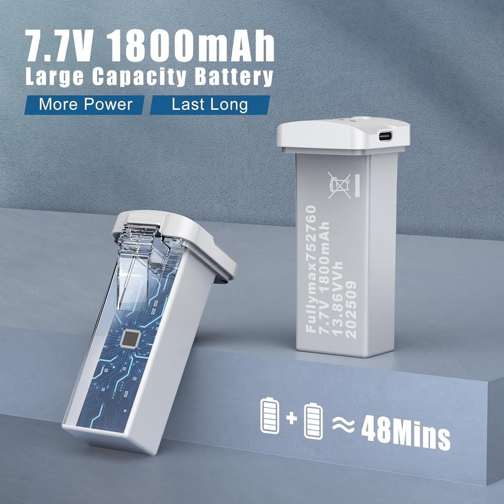 Drones with Camera for Adults 4K, GPS Auto Return, Waypoint Flight, Orbit Fly...