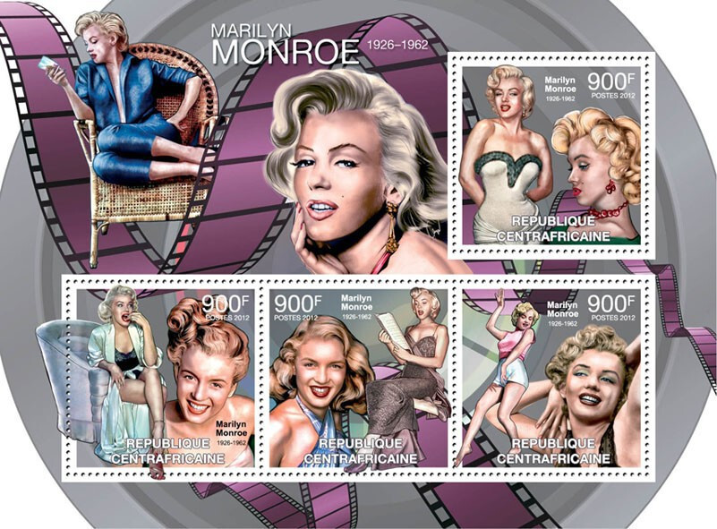 Marilyn Monroe (Yvert & Tellier Code: 2452-2455)