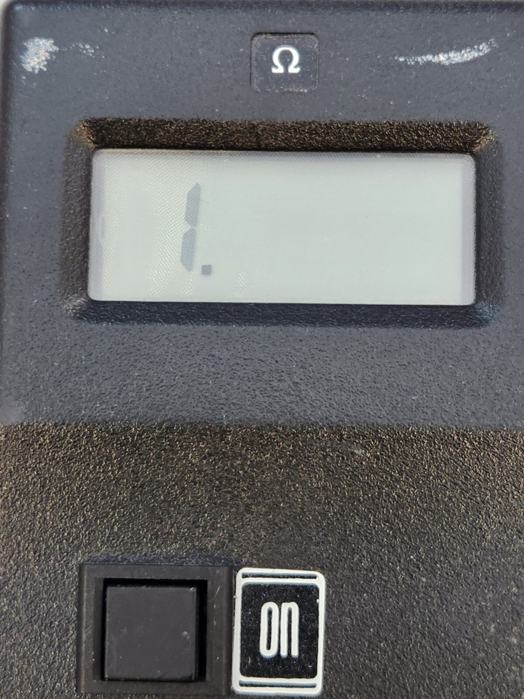 ISOTEK m210 low ohm meter UNIT ONLY !