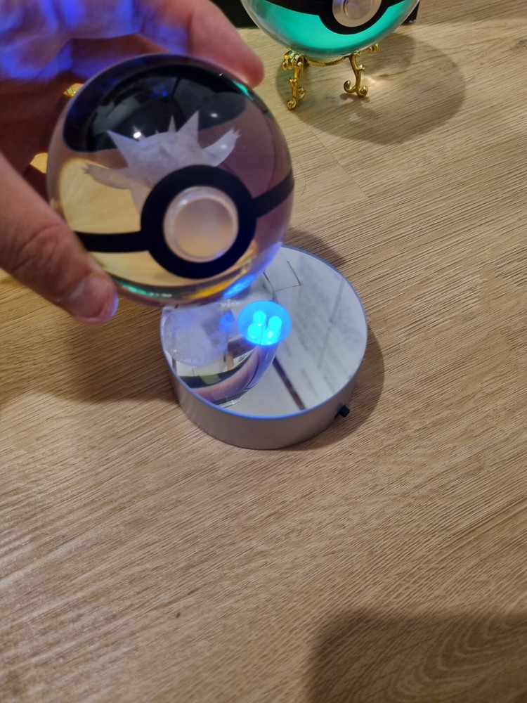 x3 Led Pokeball Night Light Lamp