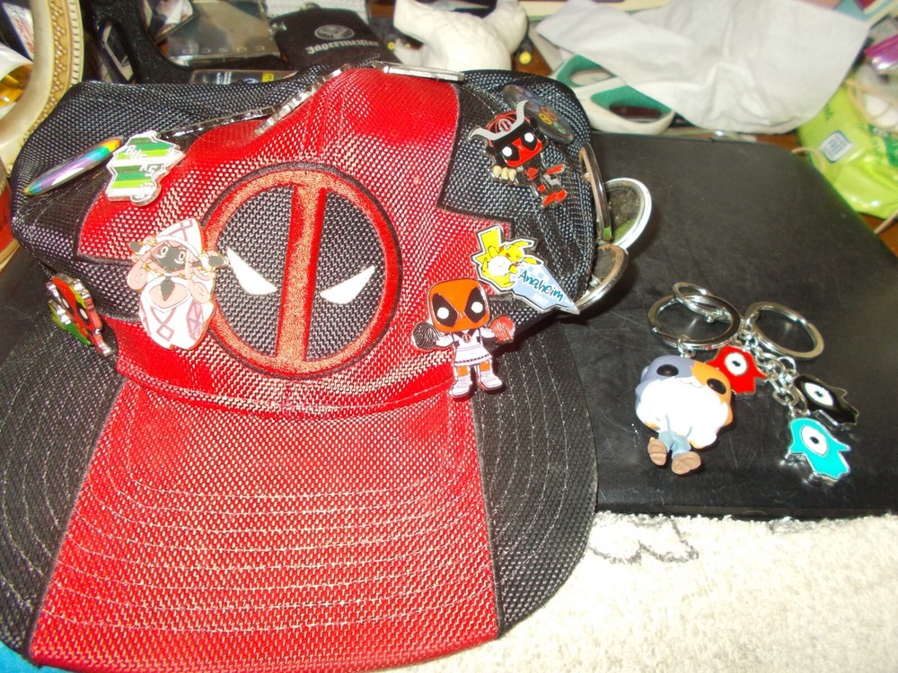 Spiderman Hat with Pins