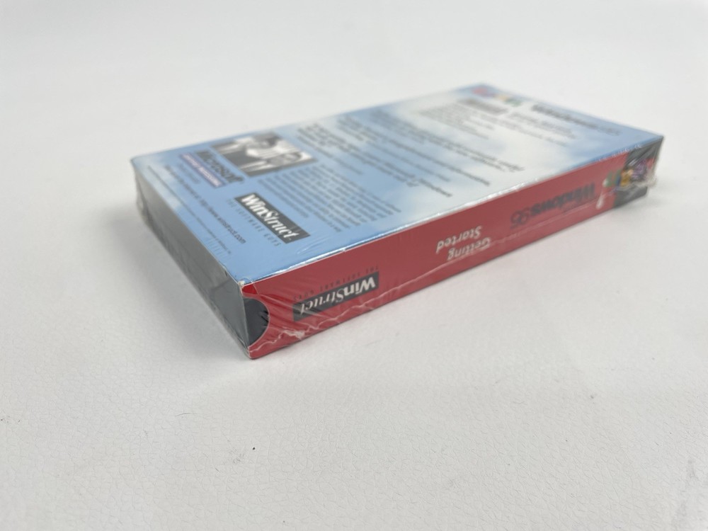 Microsoft Learn Windows 95 New Sealed VHS Winstruct Getting Started