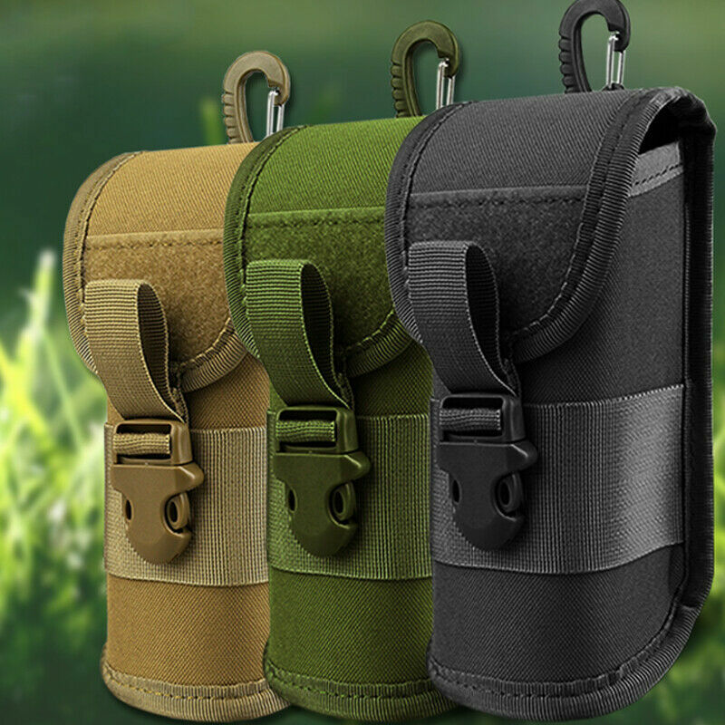 Tactical MOLLE Eyeglass Case Hard Shell Sunglasses Bag Hockproof Protective Box