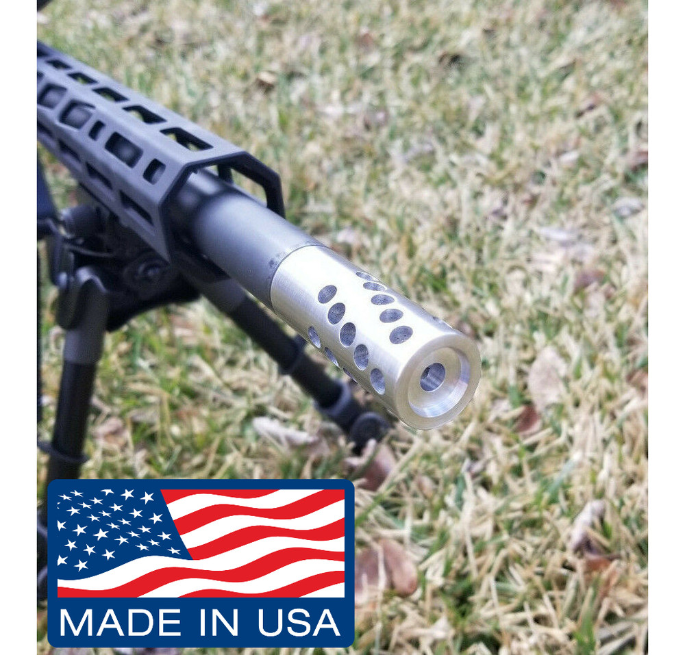 RPR 10/22 Ruger American Muzzle Brake/Compensator .860" O.D. 1/2-28 22LR