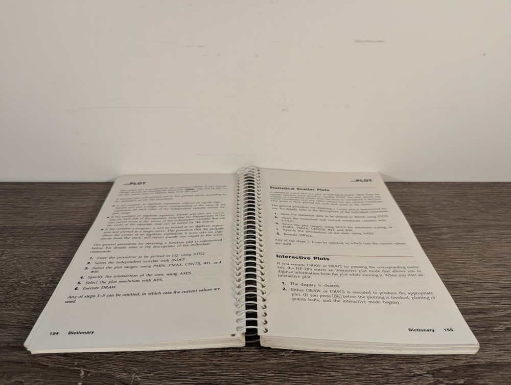 Original Manual & Reference Manual for Hewlett Packard HP-28S Calculator
