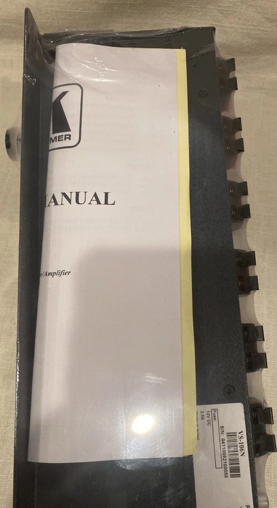 Kramer Electronics Rack Audio Switch VS-106N/US, New