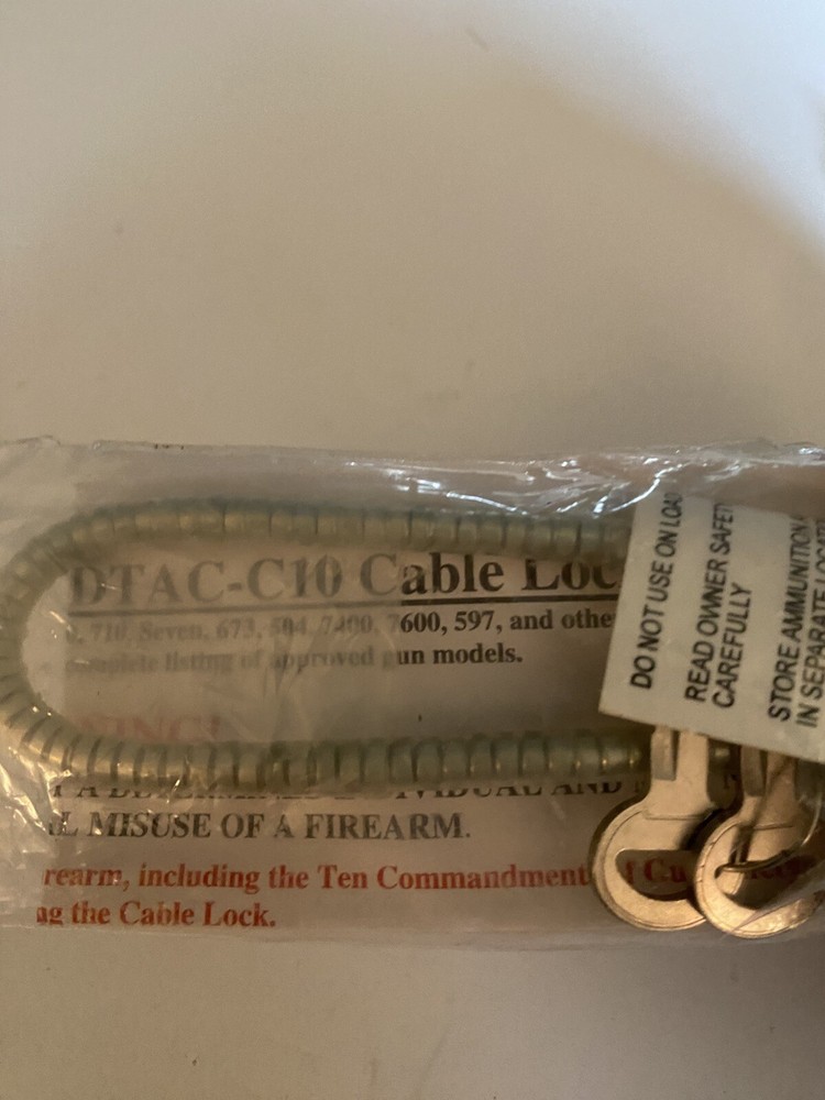 3 Gun Cable Safety Locks