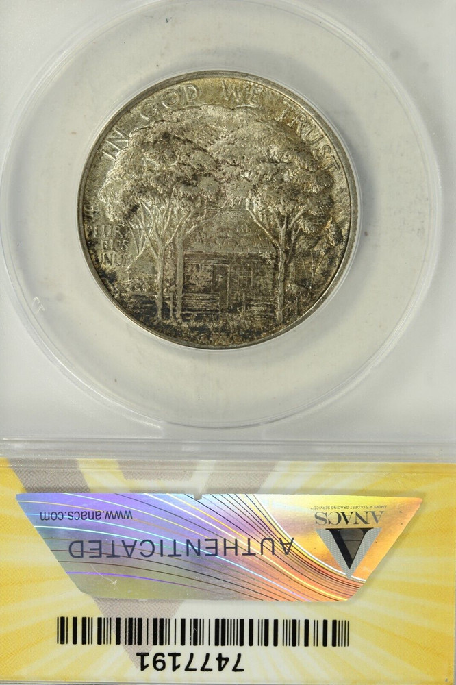 1922 Grant Commemorative Half Dollar : ANACS MS63