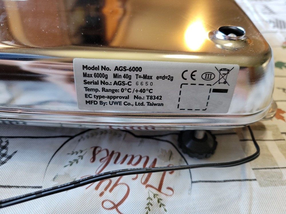 UWE AGS-6000 6000g Scale, Industrial Scale